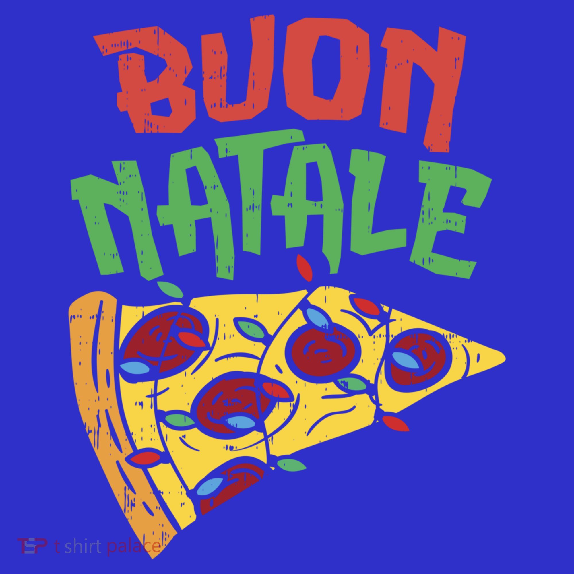 Buon Natale Pizza Funny Italian Christmas Lights Gift Cute Gift Women's Tank Top