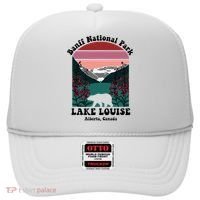 Banff National Park Lake Louise Retro Floral Mountain Hat thumb 0