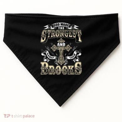 Brooks Name Personalized Brooks Last Name USA-Made Doggie Bandana