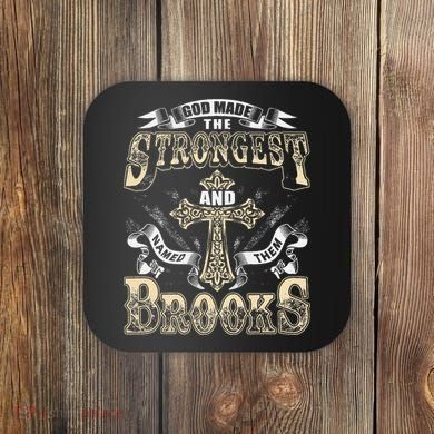 Brooks Name Personalized Brooks Last Name Coaster