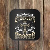 Brooks Name Personalized Brooks Last Name Coaster thumb 0