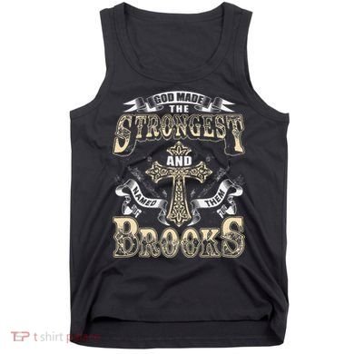 Brooks Name Personalized Brooks Last Name Tank Top