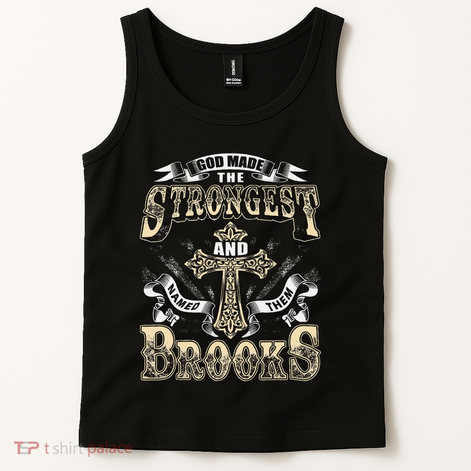 Brooks Name Personalized Brooks Last Name Tank Top