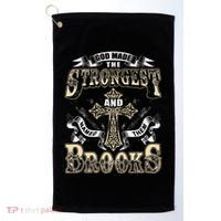 Brooks Name Personalized Brooks Last Name Golf Towel thumb 0