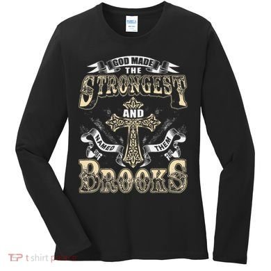 Brooks Name Personalized Brooks Last Name Women's Long Sleeve Shirt