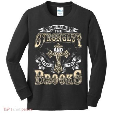 Brooks Name Personalized Brooks Last Name Kids Long Sleeve Shirt