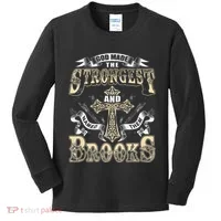 Brooks Name Personalized Brooks Last Name Kids Long Sleeve Shirt thumb 0