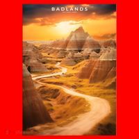 Badlands National Park Photographic Santa Hat thumb 1