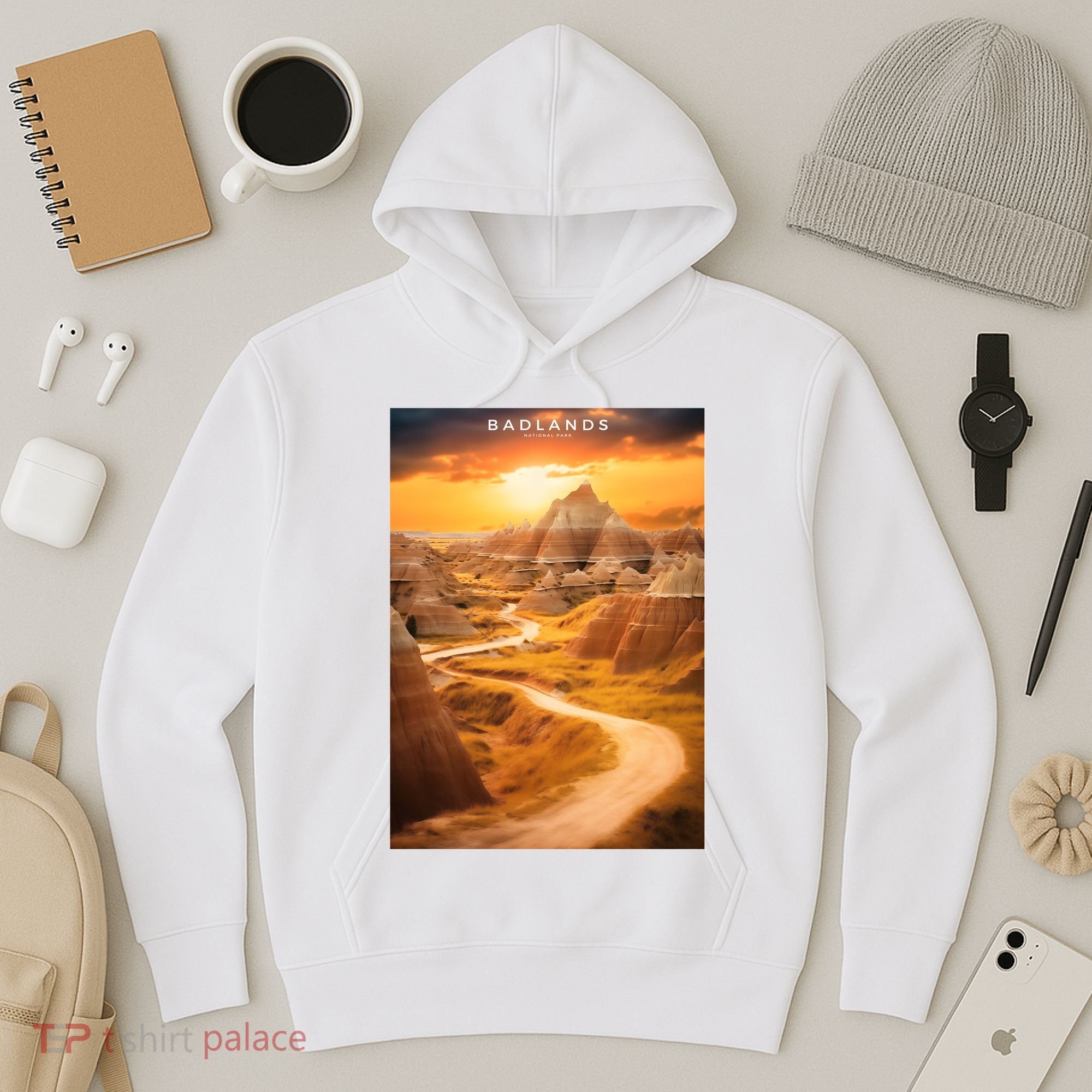 Badlands National Park Photographic Hoodie