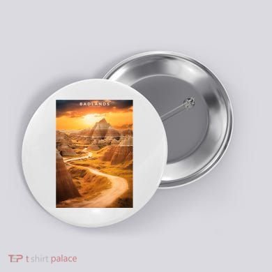 Badlands National Park Photographic Button