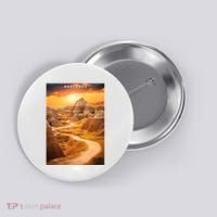 Badlands National Park Photographic Button thumb 0