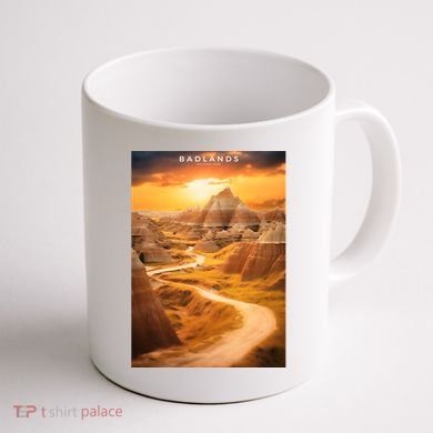 Badlands National Park Photographic Coffee Mug back