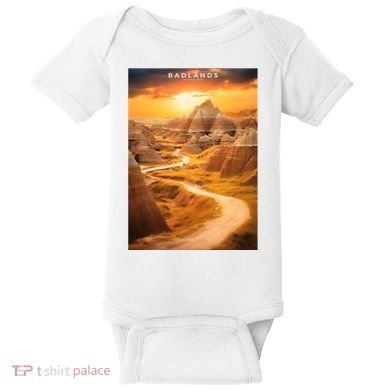Badlands National Park Photographic Baby Bodysuit