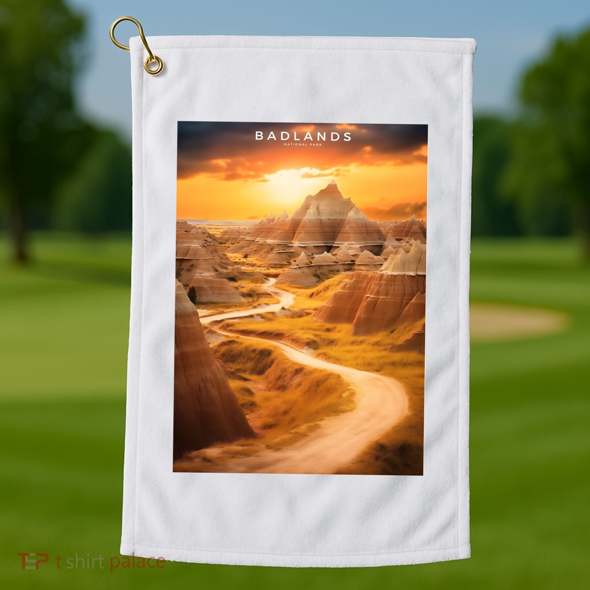 Badlands National Park Photographic Golf Towel