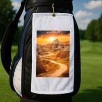 Badlands National Park Photographic Golf Towel thumb 2