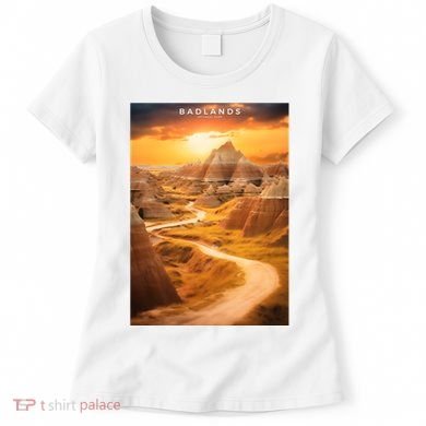 Badlands National Park Photographic Women's T-Shirt