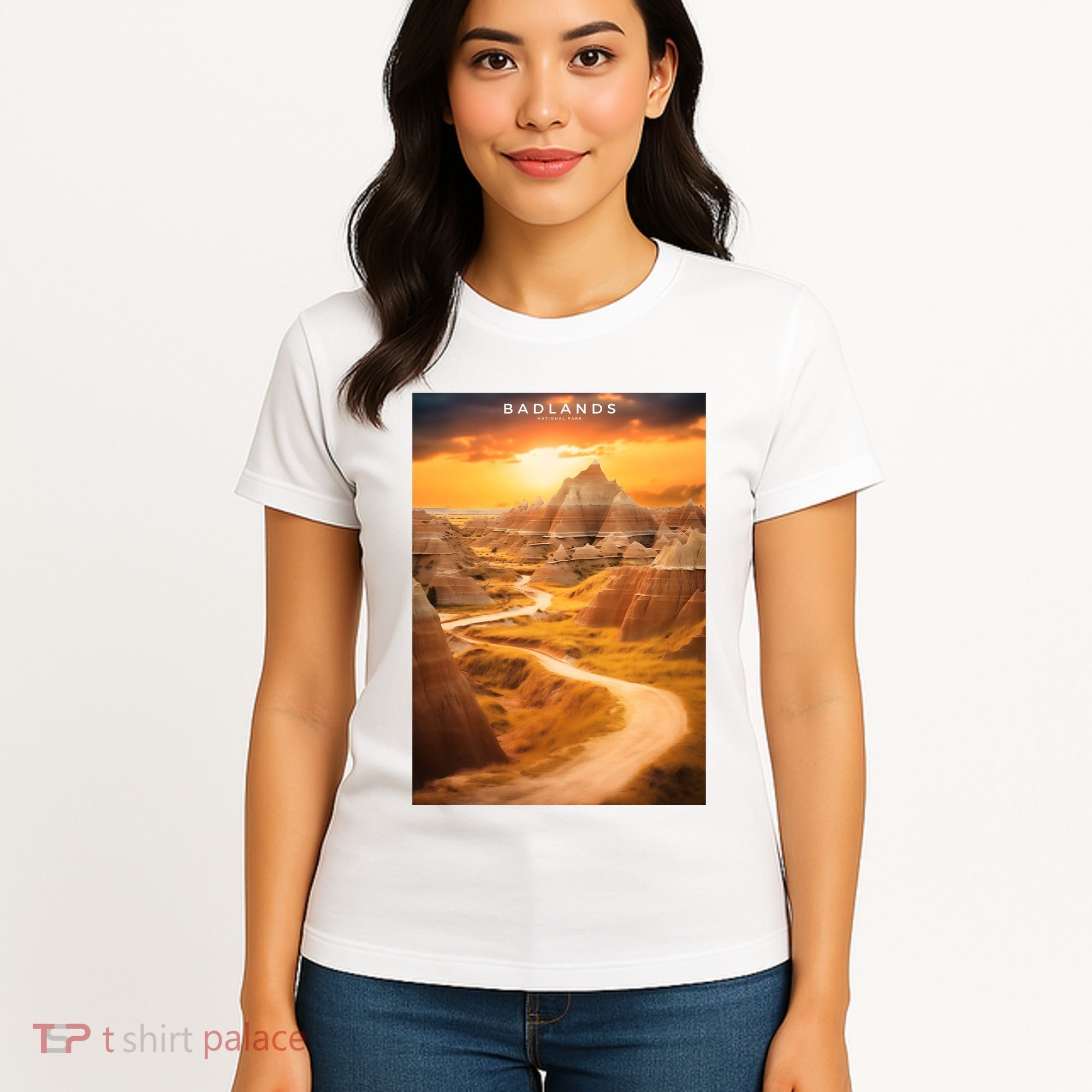 Badlands National Park Photographic Women's T-Shirt