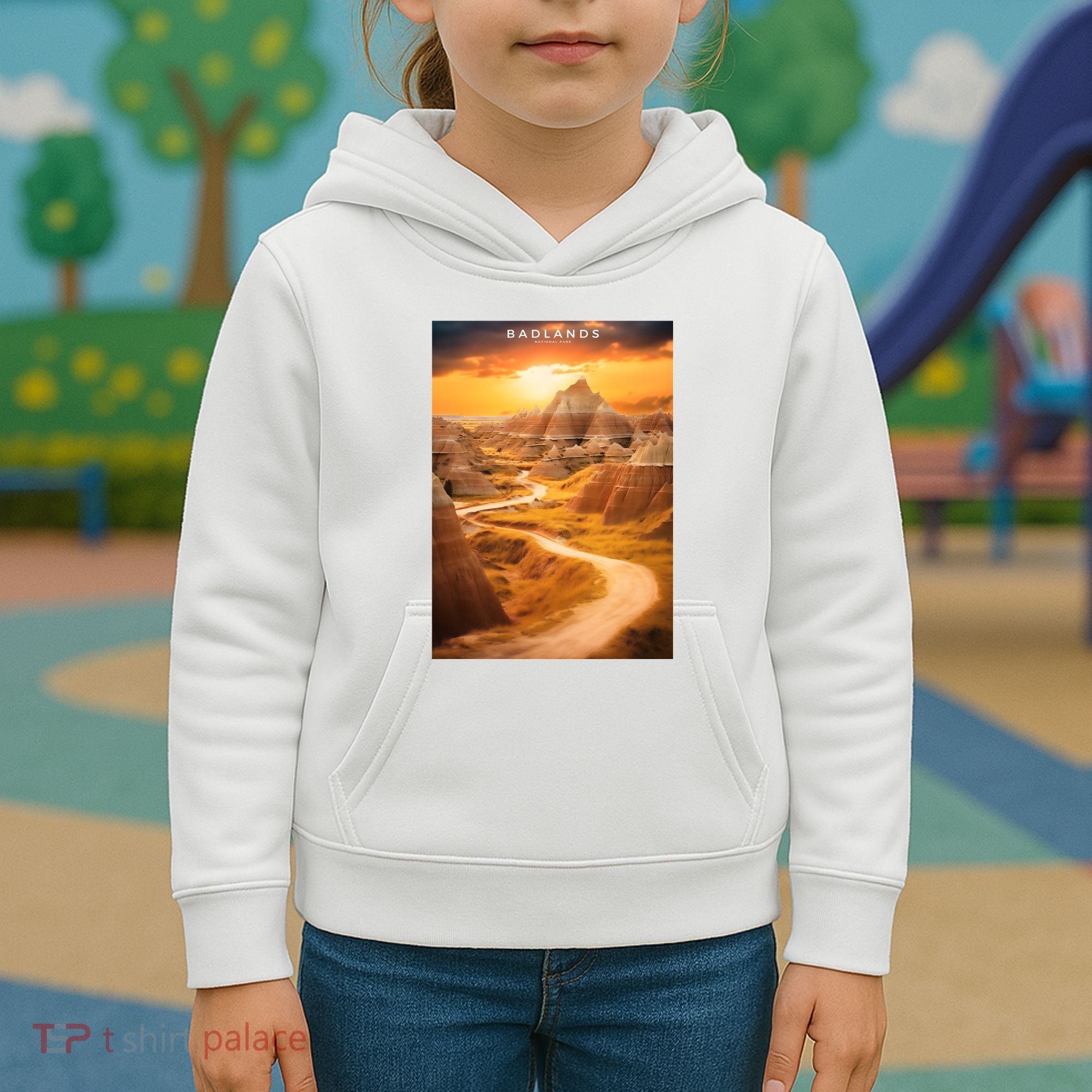 Badlands National Park Photographic Kids Hoodie