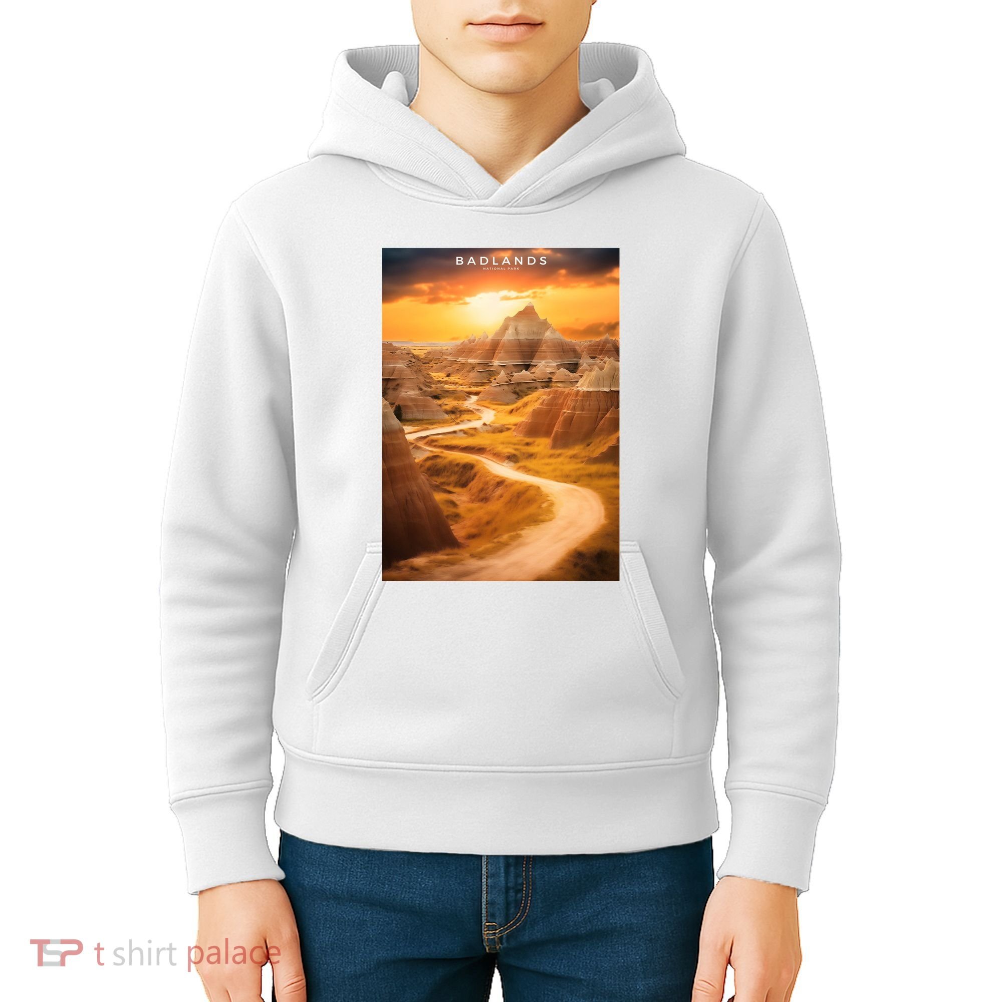 Badlands National Park Photographic Kids Hoodie