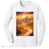 Badlands National Park Photographic Kids Long Sleeve Shirt thumb 0
