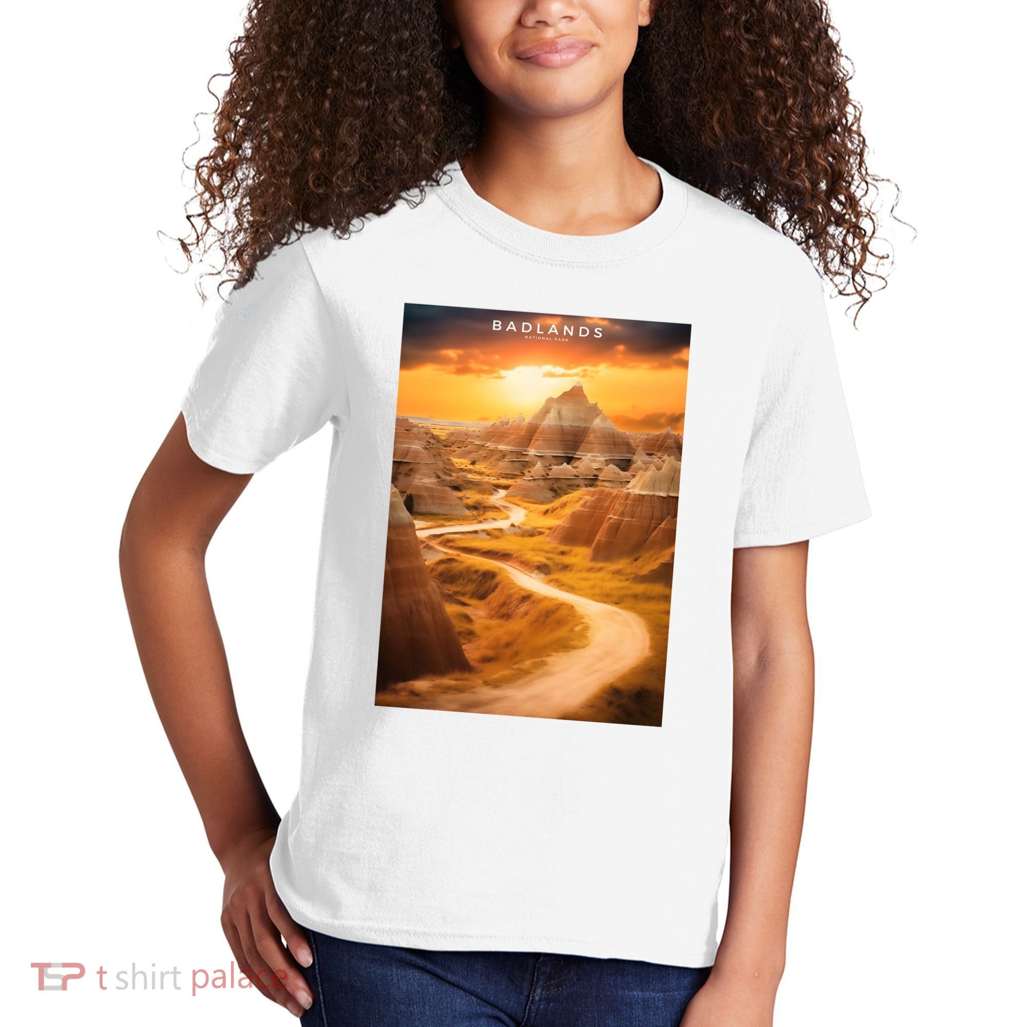 Badlands National Park Photographic Kids T-Shirt