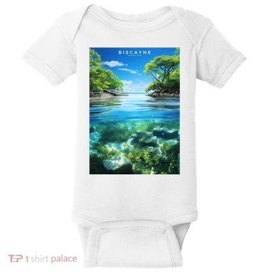 Biscayne National Park Photographic Baby Bodysuit