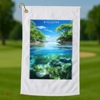 Biscayne National Park Photographic Golf Towel thumb 1
