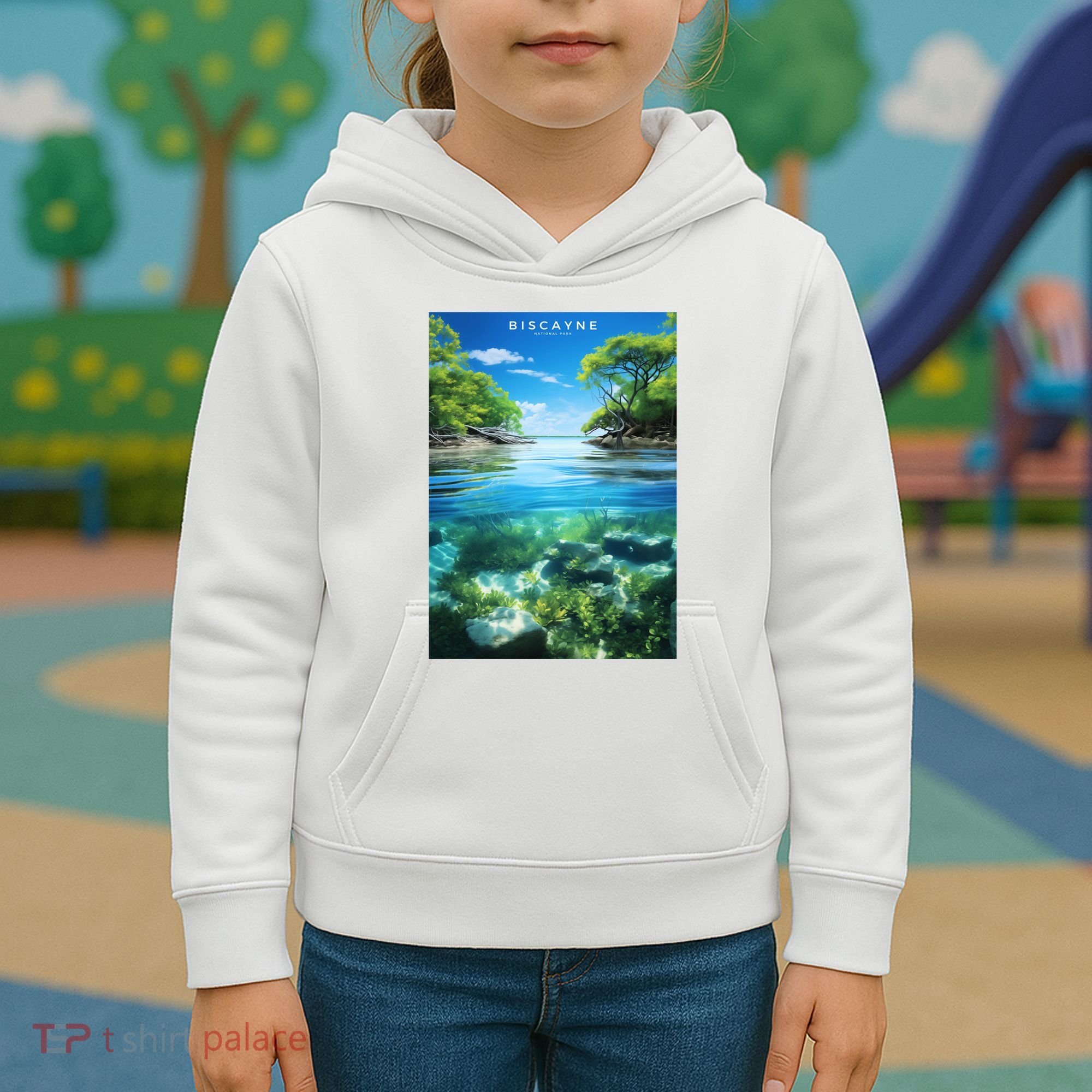 Biscayne National Park Photographic Kids Hoodie