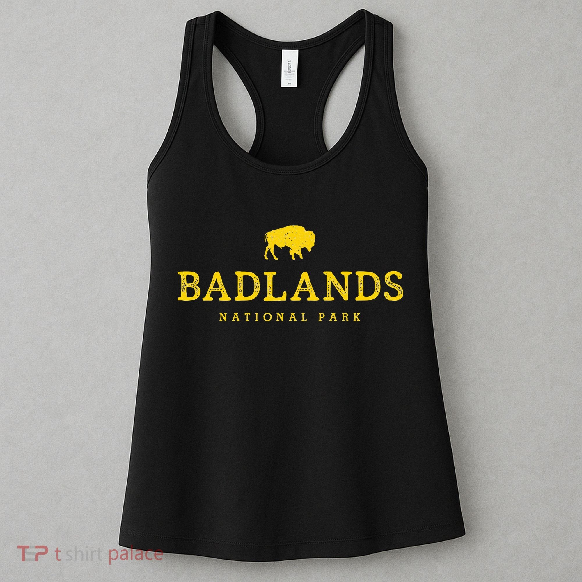 Badlands National Park Bison South Dakota Buffalo Souvenir Women's Tank Top
