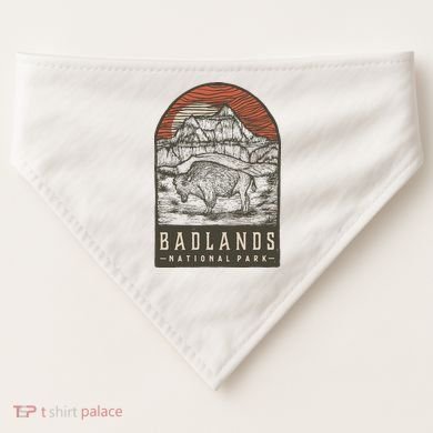 Badlands National Park USA-Made Doggie Bandana