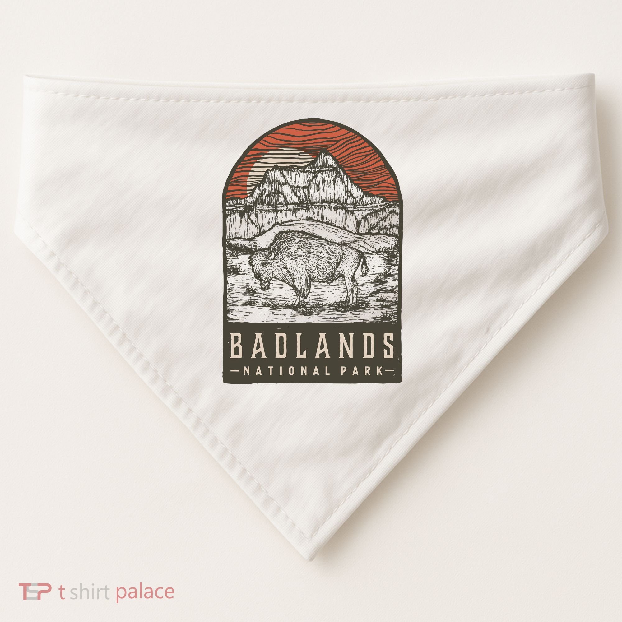 Badlands National Park USA-Made Doggie Bandana
