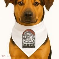 Badlands National Park USA-Made Doggie Bandana thumb 1
