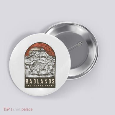Badlands National Park Button