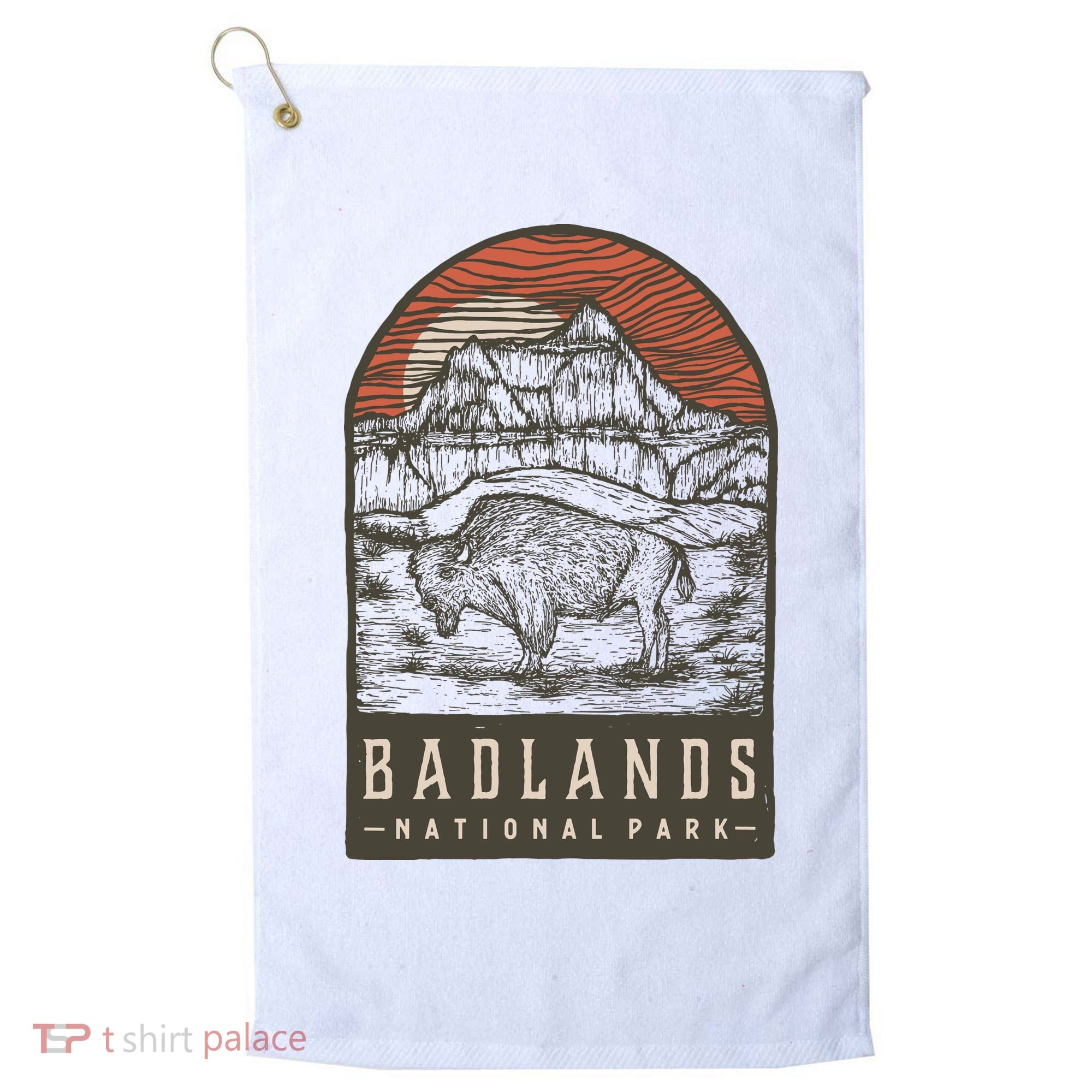Badlands National Park Golf Towel