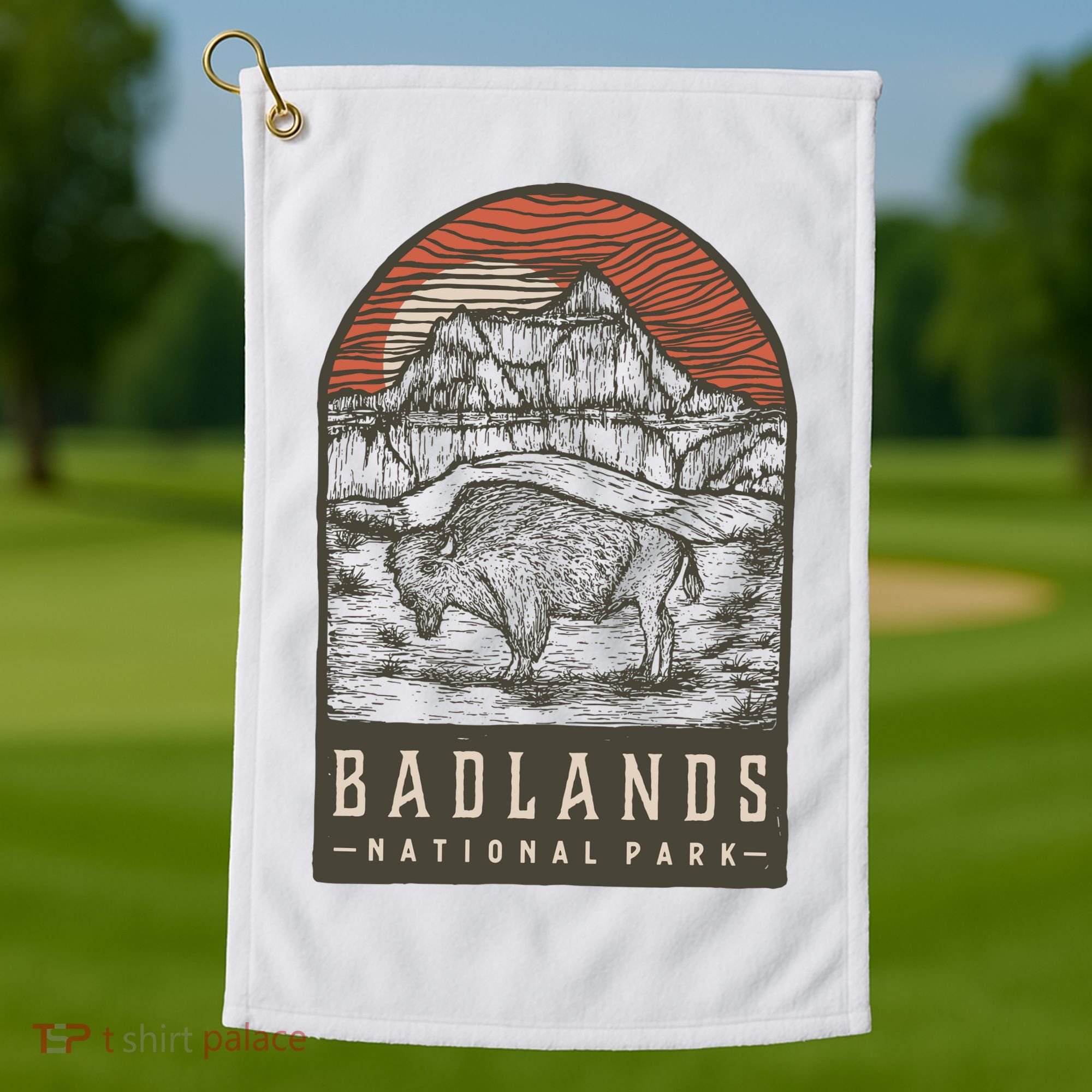 Badlands National Park Golf Towel
