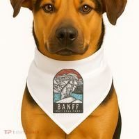 Banff National Park USA-Made Doggie Bandana thumb 1