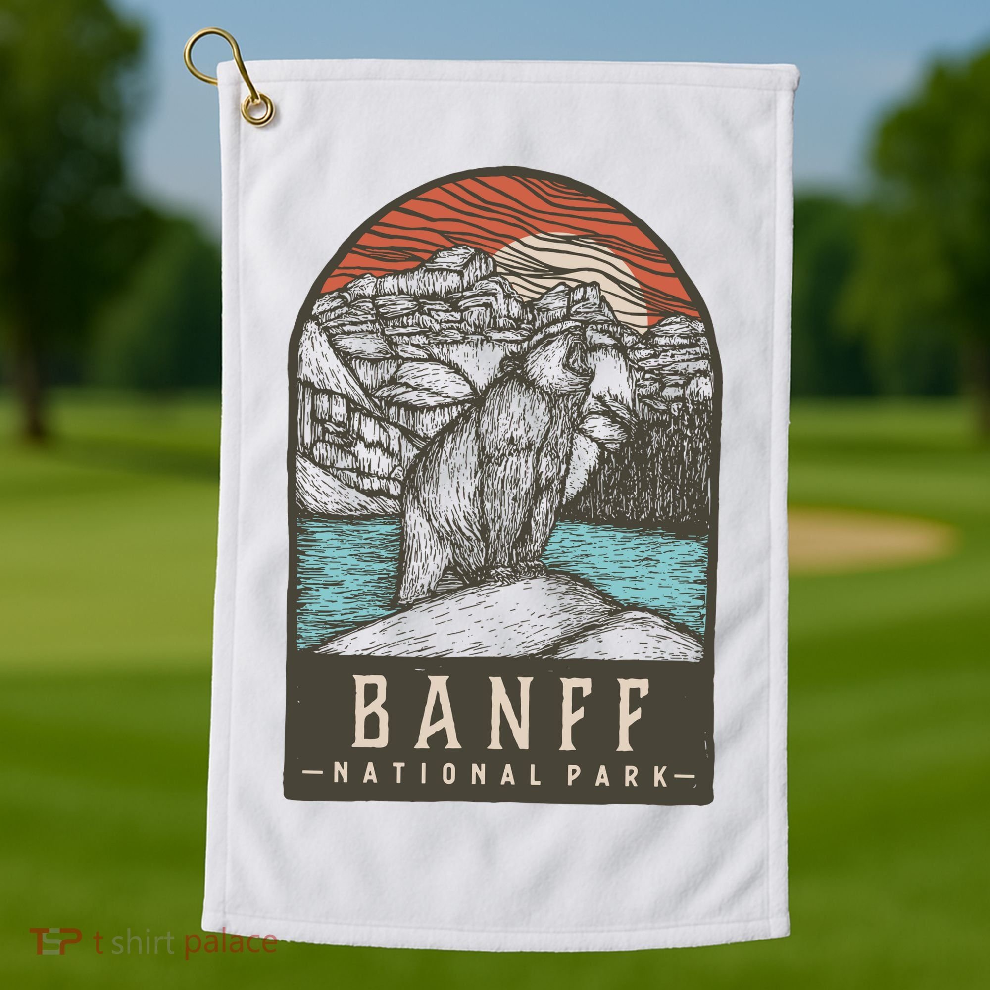 Banff National Park Golf Towel