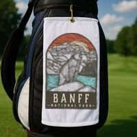 Banff National Park Golf Towel thumb 2