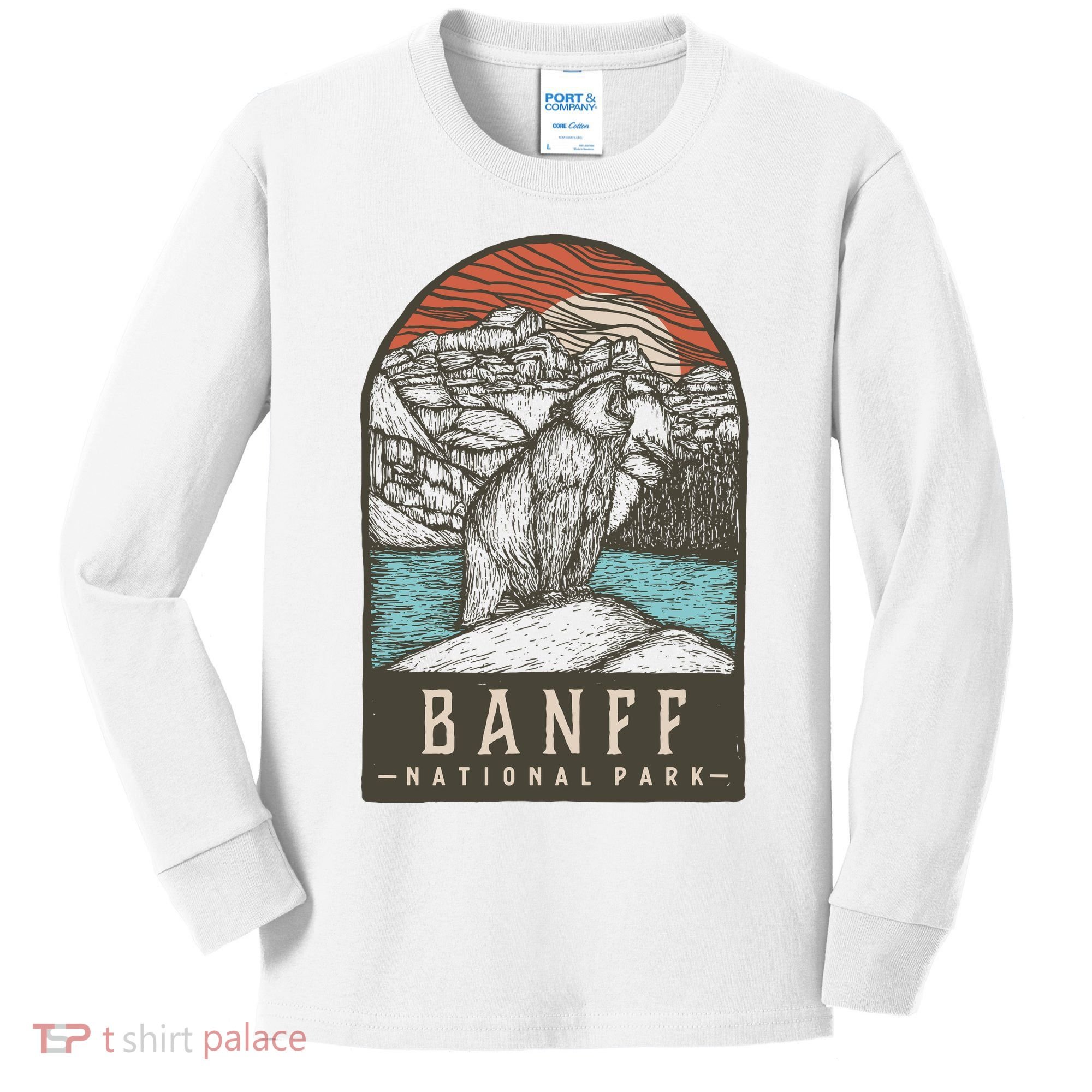 Banff National Park Kids Long Sleeve Shirt