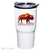 Badlands National Park South Dakota Buffalo Bison Sunset Tumbler thumb 0