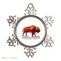Badlands National Park South Dakota Buffalo Bison Sunset Ornament thumb 0