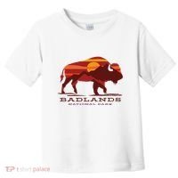 Badlands National Park South Dakota Buffalo Bison Sunset Toddler T-Shirt thumb 0