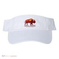Badlands National Park South Dakota Buffalo Bison Sunset Visor thumb 0