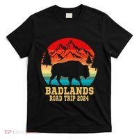 Badlands National Park South Dakota Buffalo Bison Road Trip T-Shirt thumb 0