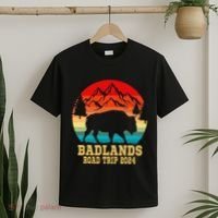 Badlands National Park South Dakota Buffalo Bison Road Trip T-Shirt thumb 2