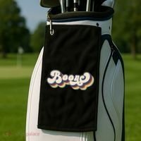 Boone Name Personalized Surname First Name Boone Golf Towel thumb 2