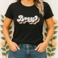 Boone Name Personalized Surname First Name Boone Women's T-Shirt thumb 2