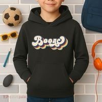 Boone Name Personalized Surname First Name Boone Kids Hoodie thumb 2