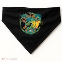 Bahamas Nassau Paint Stamp Emblem USA-Made Doggie Bandana thumb 0
