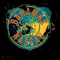Bahamas Nassau Paint Stamp Emblem Coffee Mug thumb 5